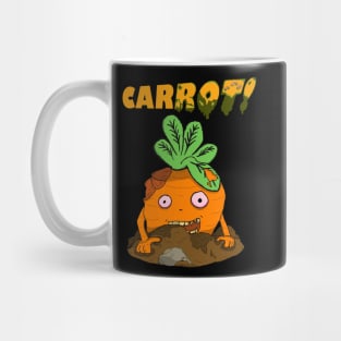 Zombie Carrot Rotting Vegetable Mug